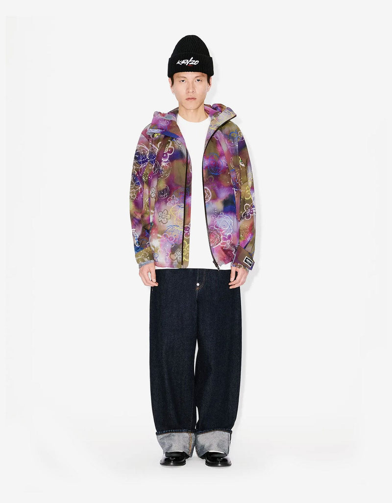 Kenzo x Futura 2000 Khaki Short Windbreaker FF65BL1779ND 50