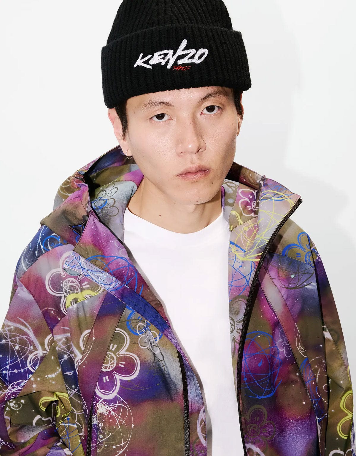 Kenzo x Futura 2000 Khaki Short Windbreaker FF65BL1779ND 50