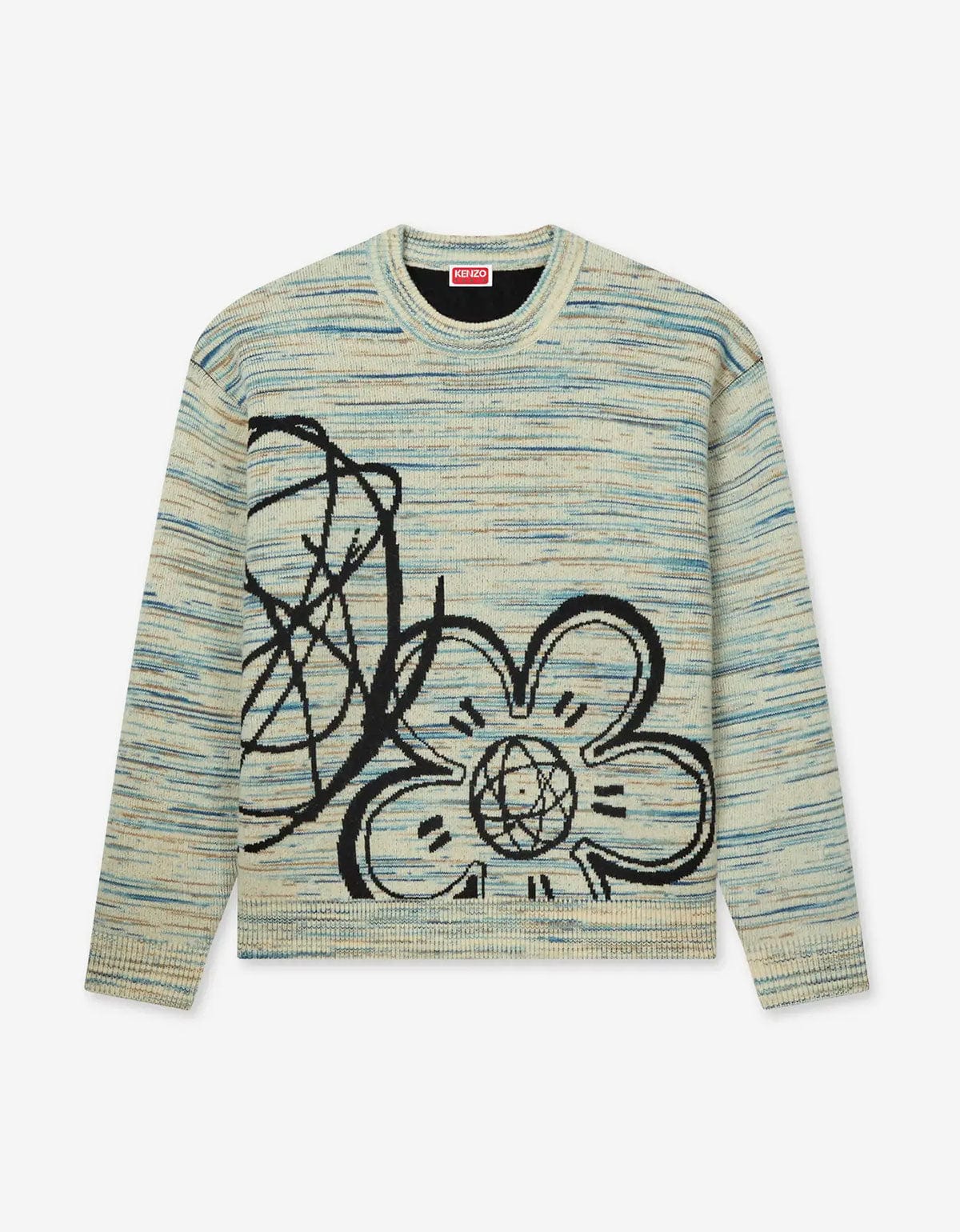 kenzou！ Kenzo x Futura 2000 Reversible Wool Jumper – mens designer fashion