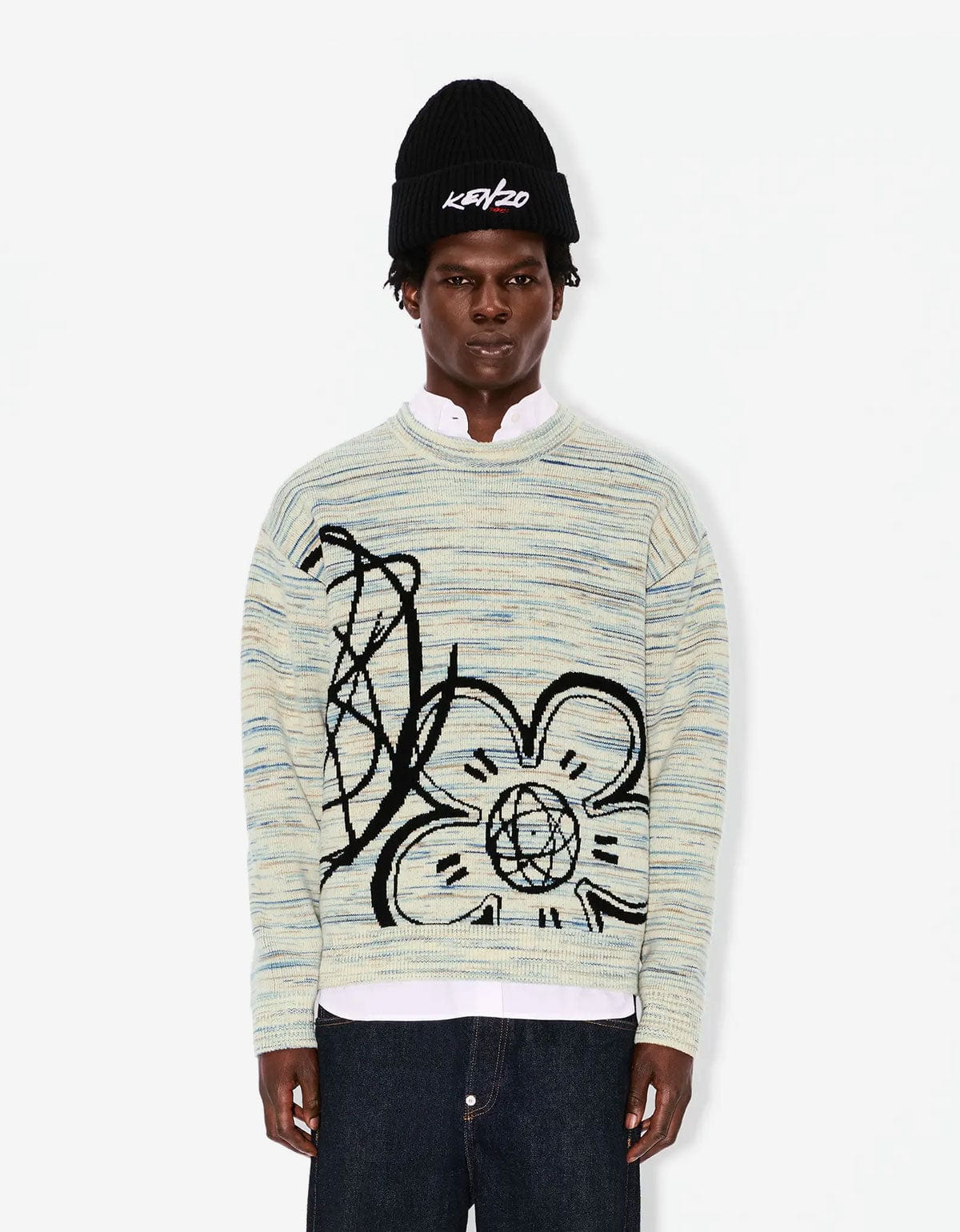 Kenzo x Futura 2000 Reversible Wool Jumper FF65PU7513CJ 02