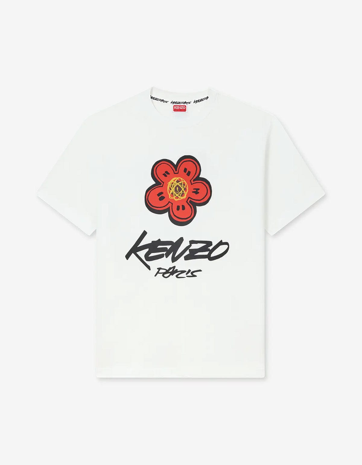 Kenzo x Futura 2000 White Boke Flower Logo T-Shirt FF65TS2654SG 02