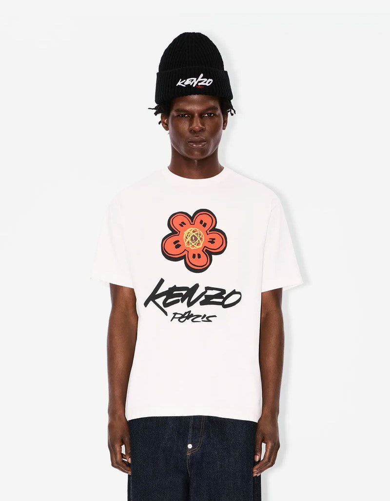 Kenzo x Futura 2000 White Boke Flower Logo T-Shirt FF65TS2654SG 02