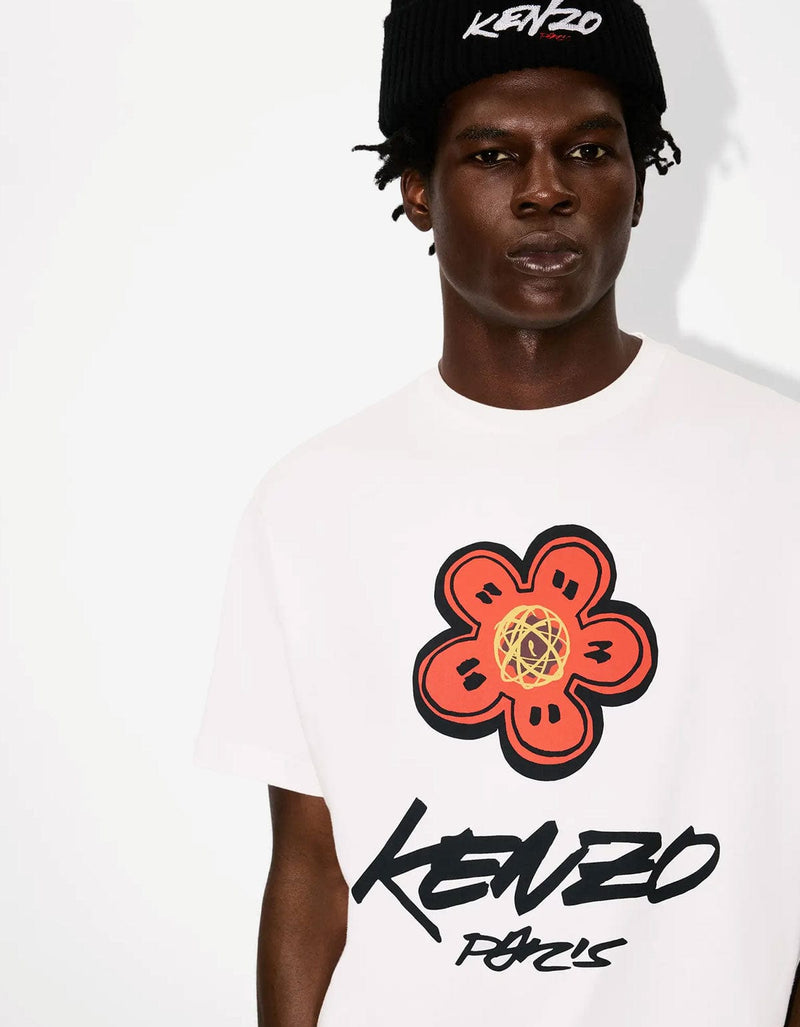 Kenzo x Futura 2000 White Boke Flower Logo T-Shirt FF65TS2654SG 02