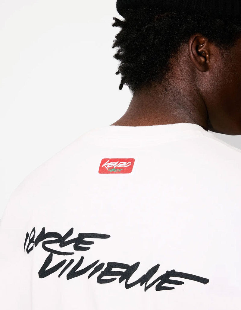Kenzo x Futura 2000 White Boke Flower Logo T-Shirt FF65TS2654SG 02