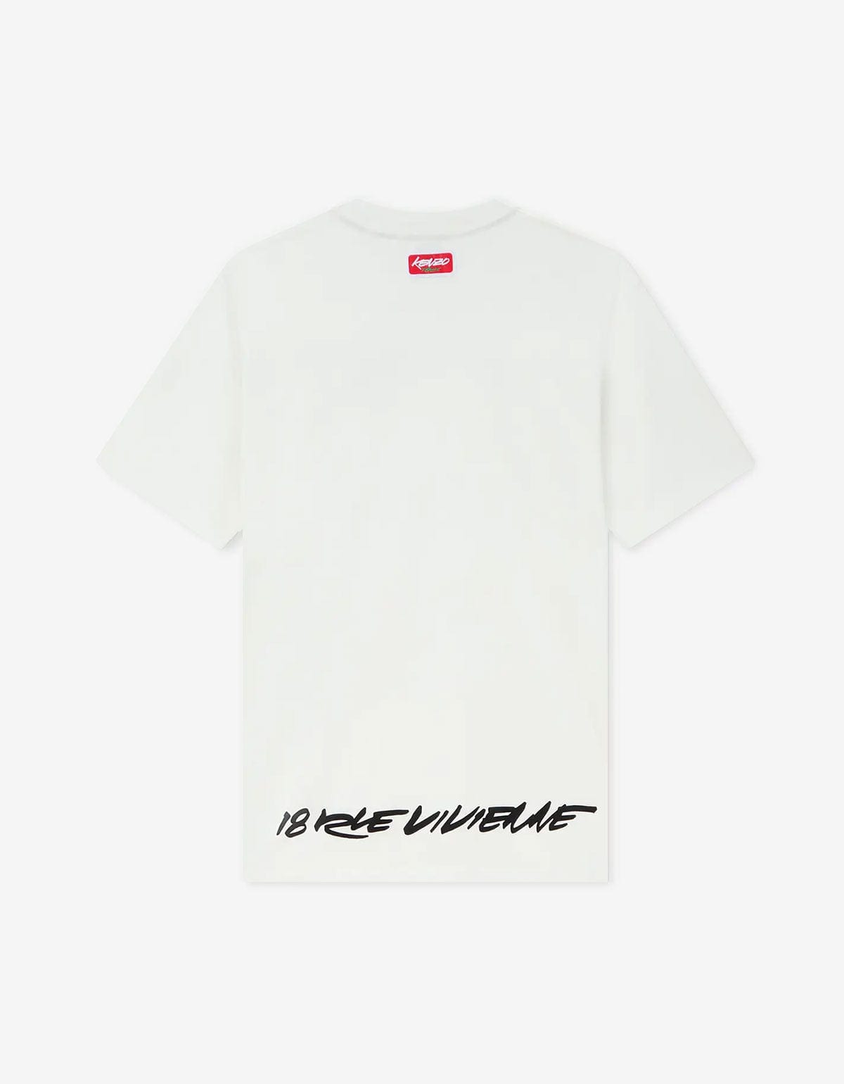 ■KENZO■ GATS GENZO POP HALF SLEEVE T-SHIRT OFF WHITE FF55T Kenzo Pop Embroidered Off-White T-Shirt – Zoo Fashions