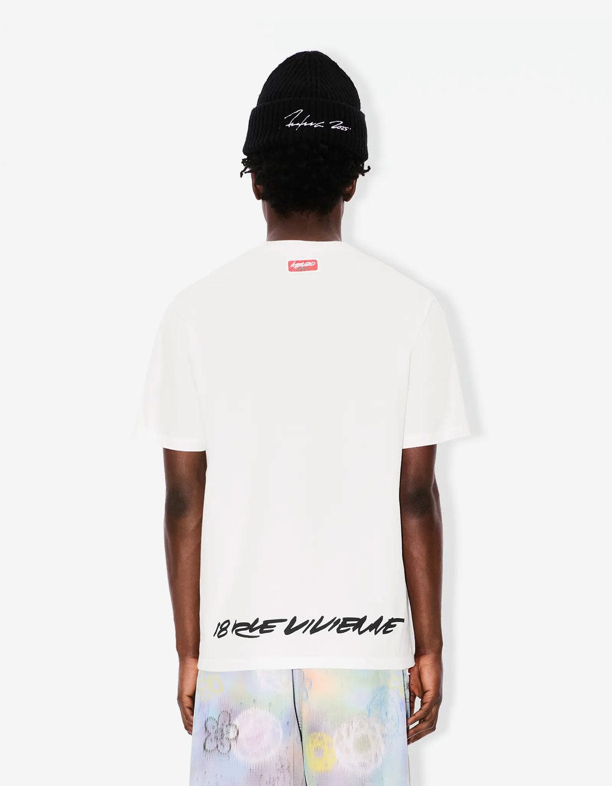 Kenzo x Futura 2000 White Kenzo Paris  Logo T-Shirt FF65TS2524SG 02