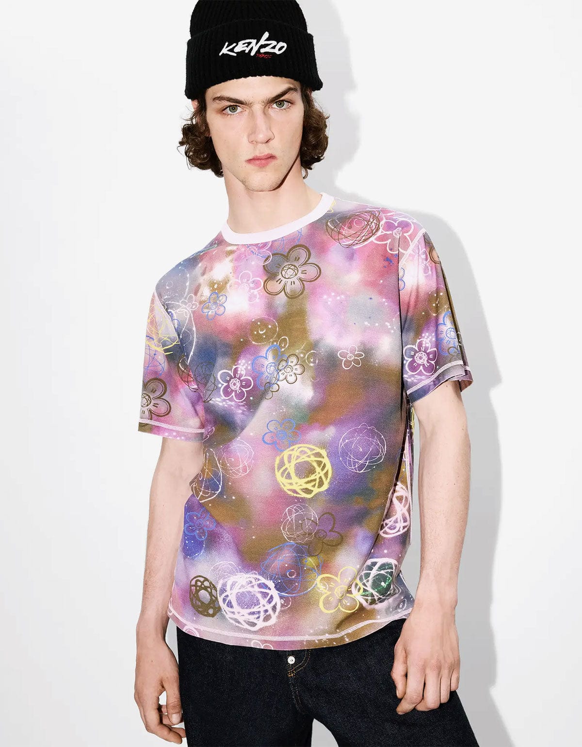 Kenzo x Futura 2000 Pink Reversible T-Shirt