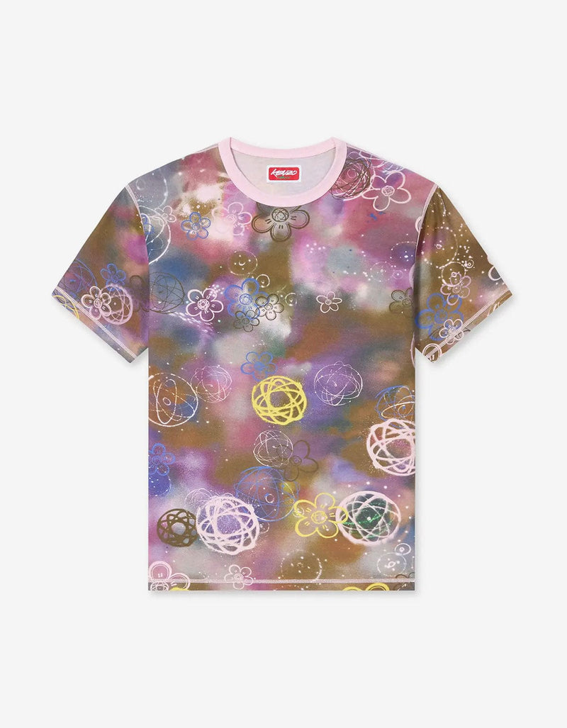 Kenzo x Futura 2000 Pink Reversible T-Shirt