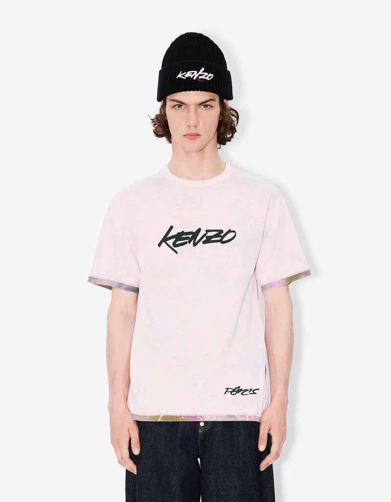 Kenzo x Futura 2000 Pink Reversible T-Shirt