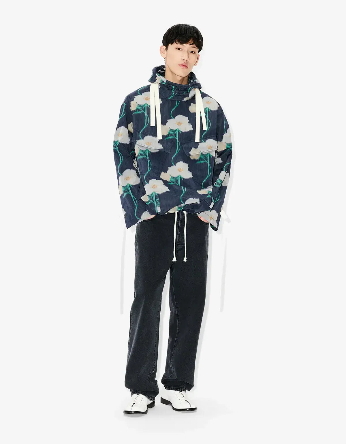 Kenzo Archive Rose Blue Military Parka FG55OU3159R2 76