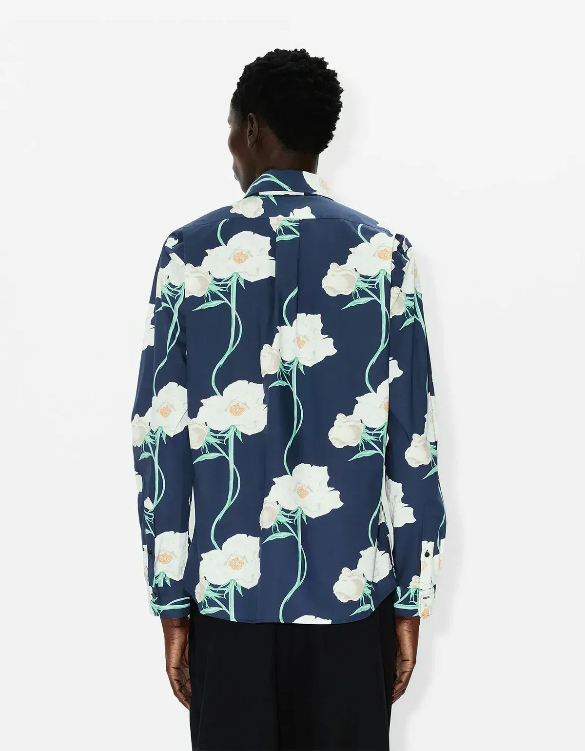 Kenzo Archive Rose Blue Shirt FG55CH4109O2 76
