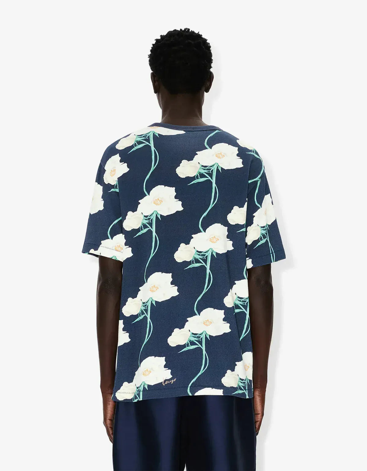 Kenzo Archive Rose Blue T-Shirt FG55TS2154SK 76
