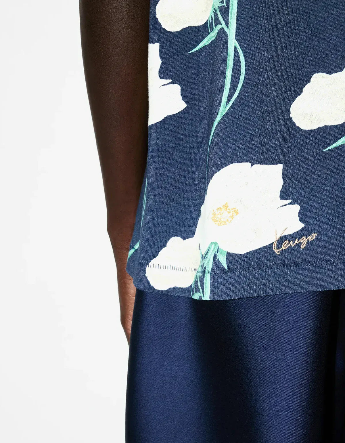 Kenzo Archive Rose Blue T-Shirt FG55TS2154SK 76
