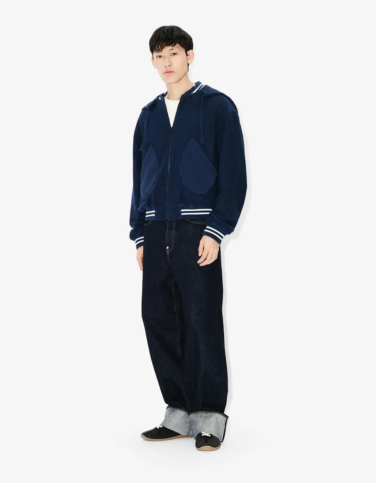 Kenzo Badges Blue Embroidered Afterhood Blouson