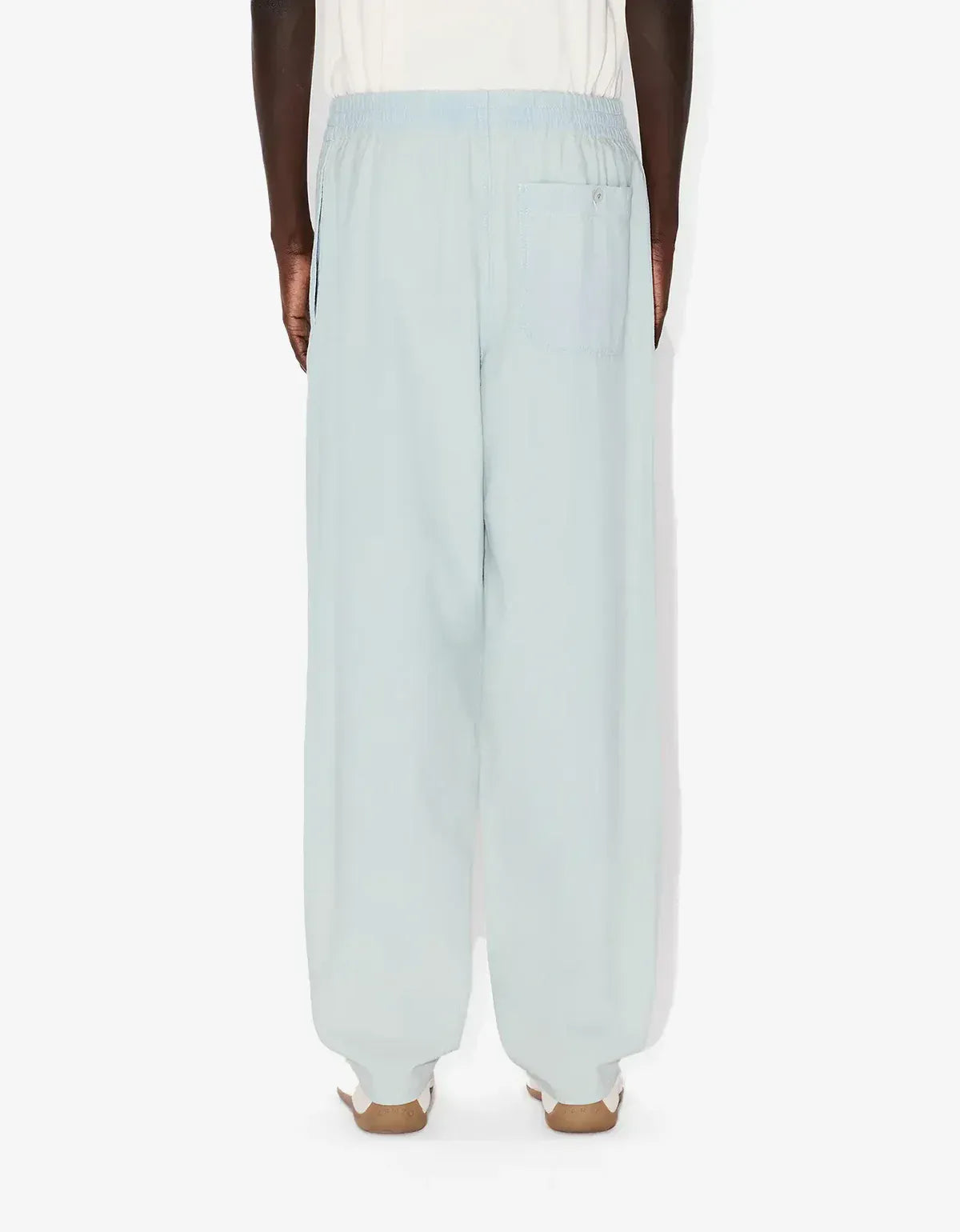 Kenzo Blue Bleach Chambray Jog Pants FG55DP5066F4DY