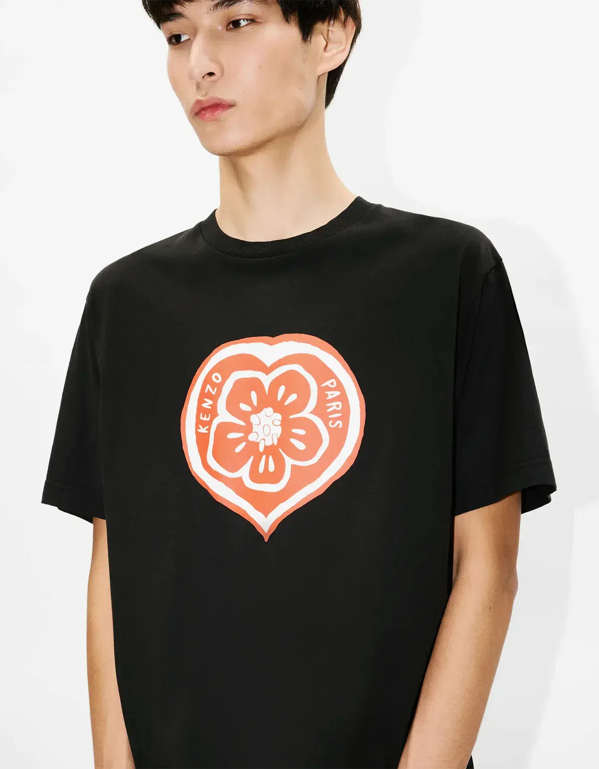 Kenzo Boke Hearts Black T-Shirt FG55TS2074SO 99J