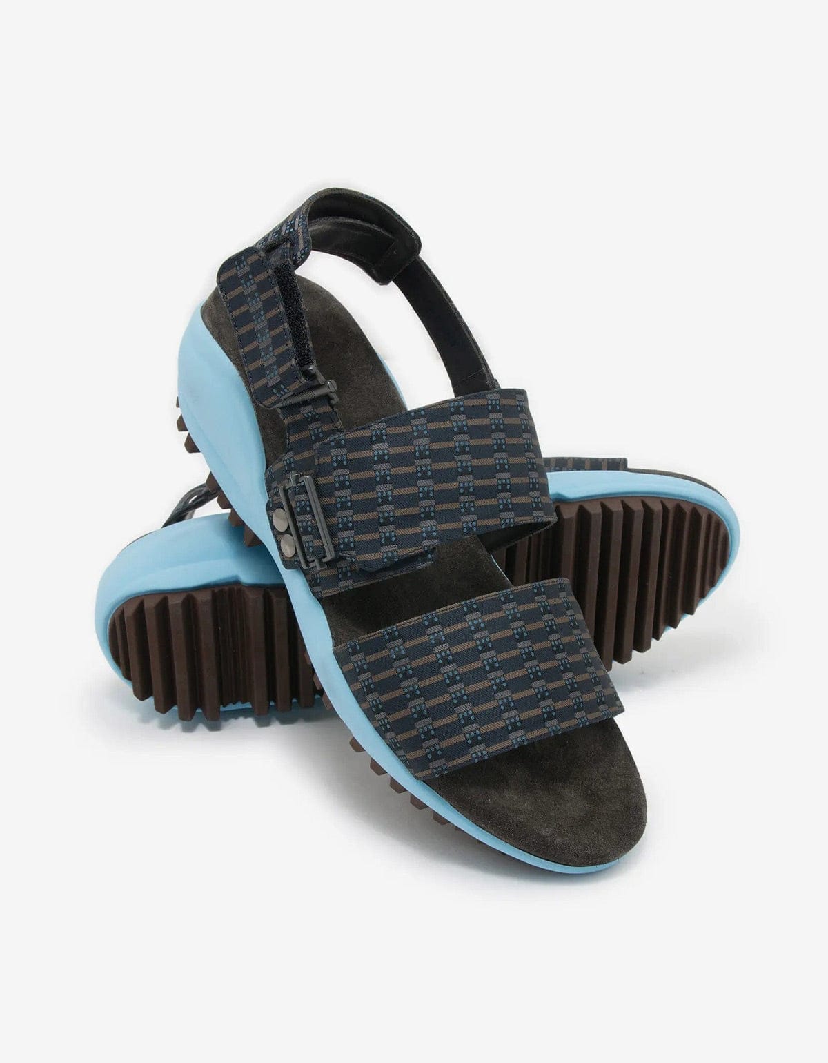 Lanvin Jacquard Pattern Sandals