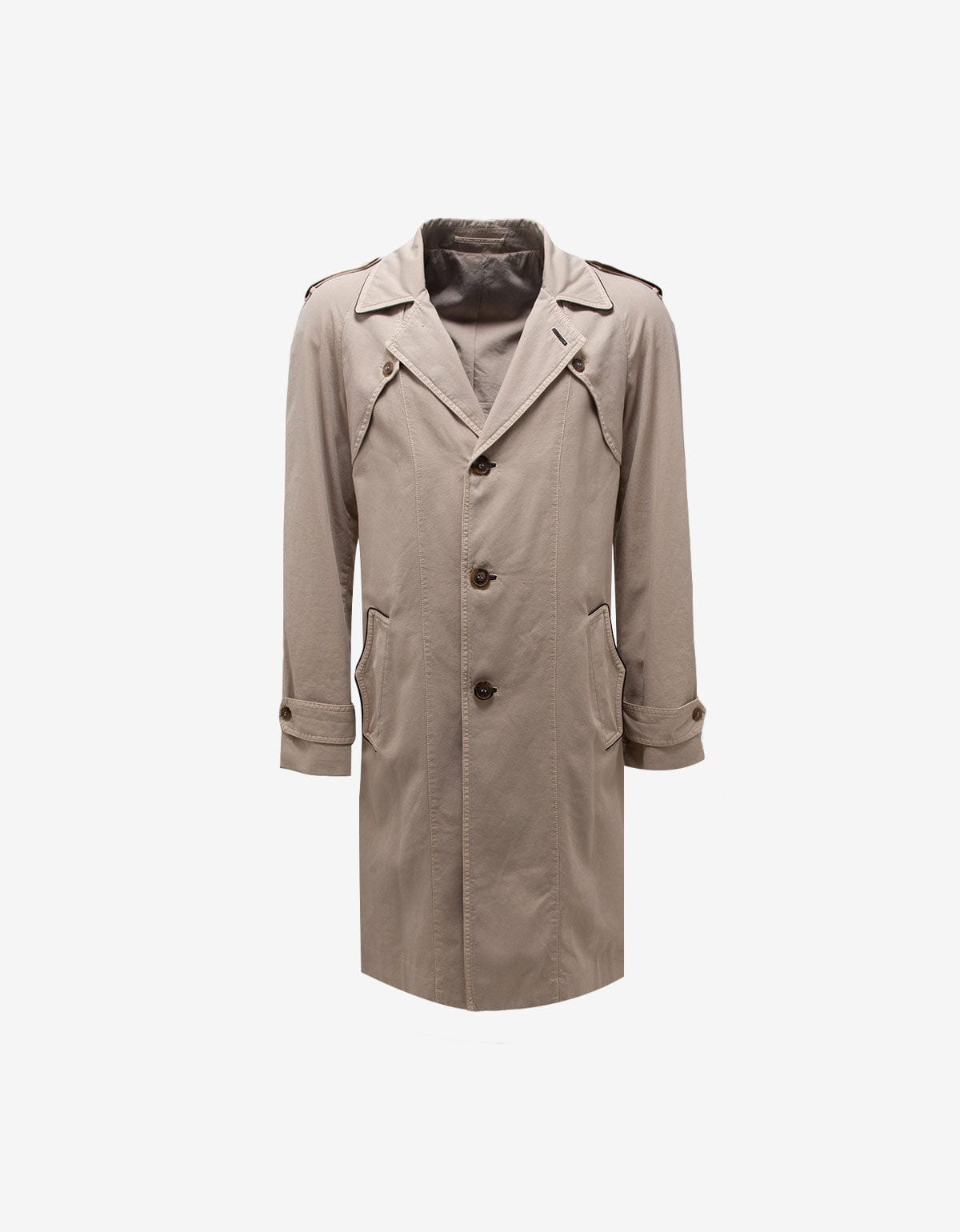 Maison Martin Margiela Beige Trench Coat – mens designer fashion