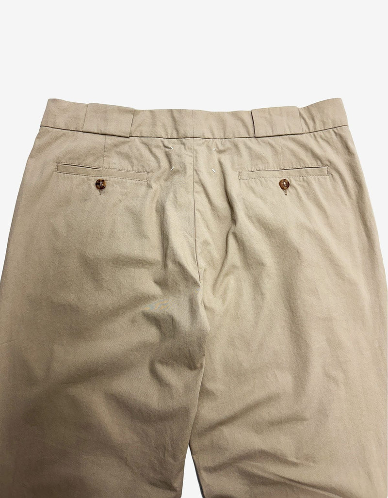Maison Martin Margiela Biege Cotton Chino Trousers 30KA151