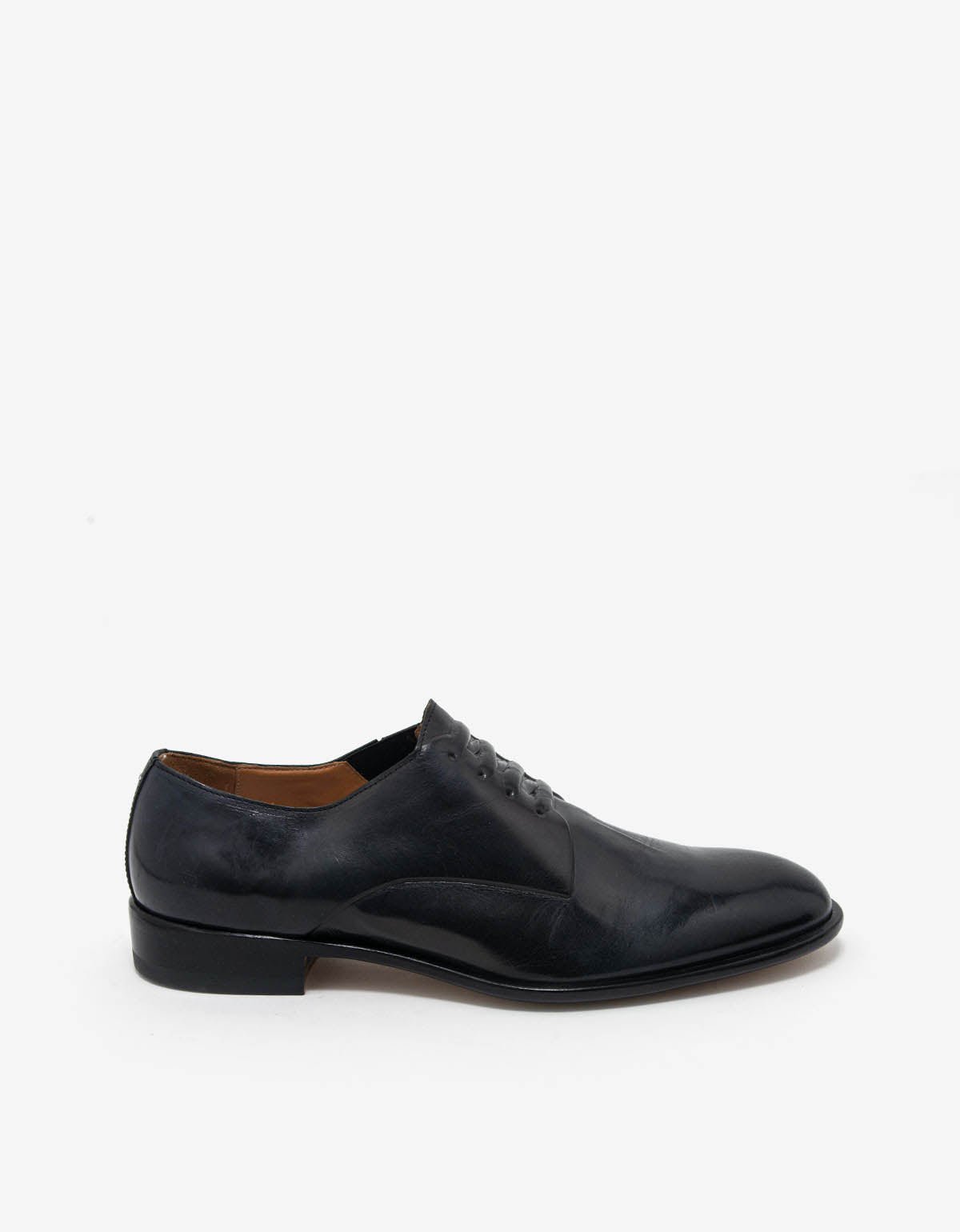 Maison Martin Margiela Black Sealed Lace Oxford Shoes – mens