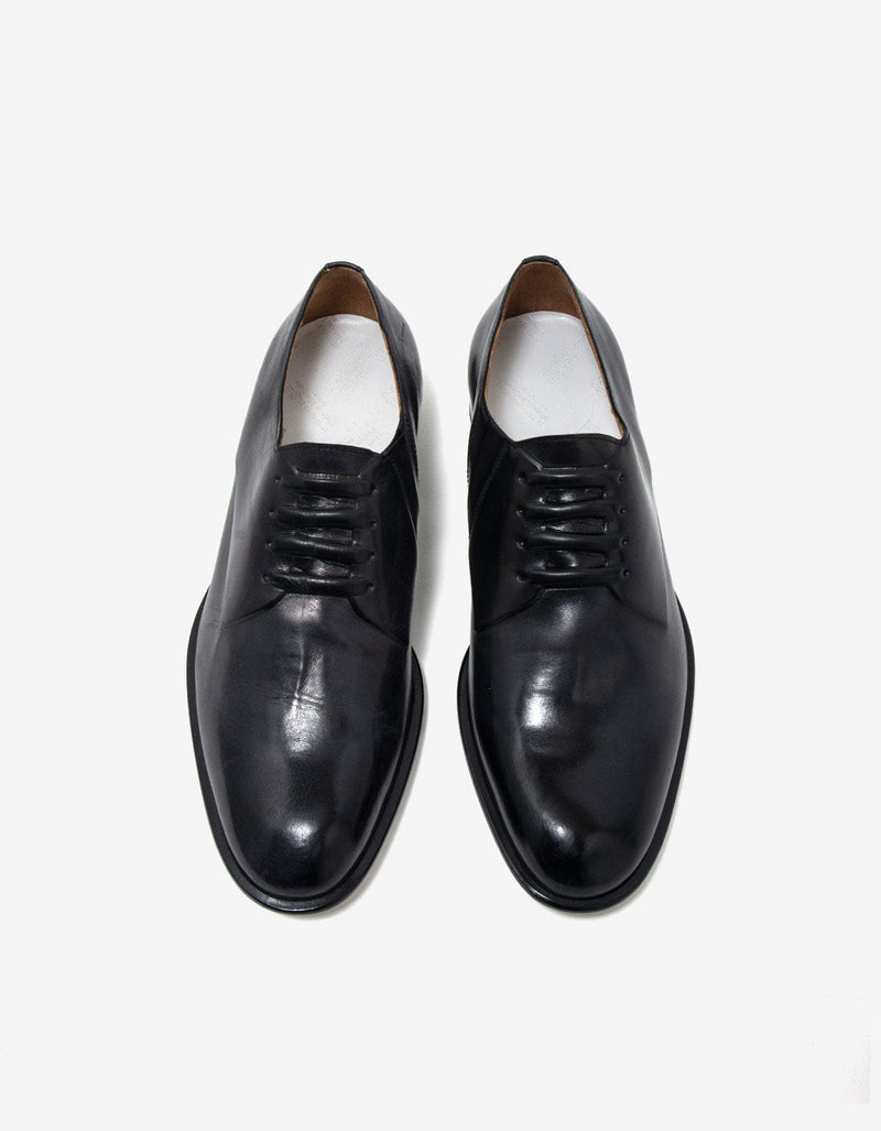 Maison Martin Margiela Black Sealed Lace Oxford Shoes