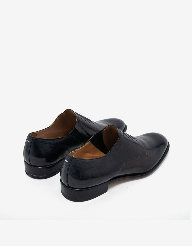 Maison Martin Margiela Black Sealed Lace Oxford Shoes