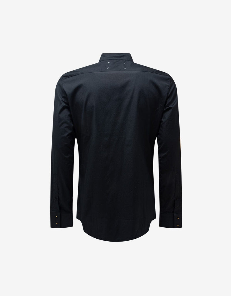 Maison Martin Margiela Black Wing Tip Collar Dress Shirt