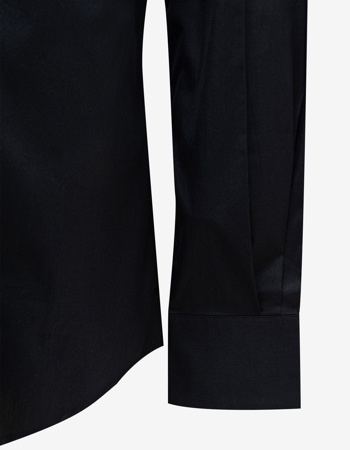 Maison Martin Margiela Black Wing Tip Collar Dress Shirt