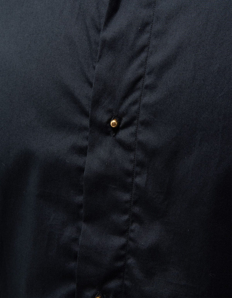 Maison Martin Margiela Black Wing Tip Collar Dress Shirt