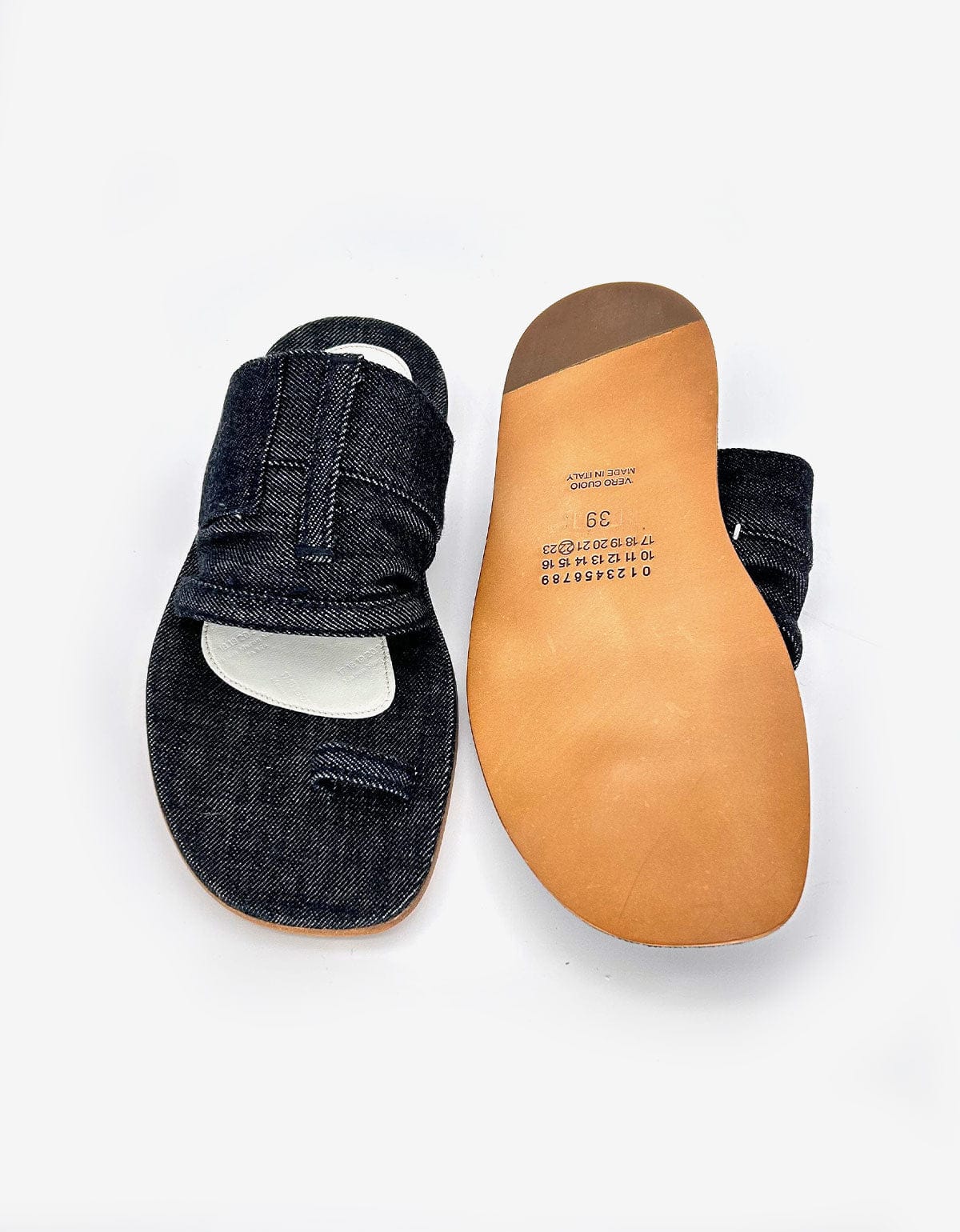Maison Martin Margiela Blue Denim Sandals