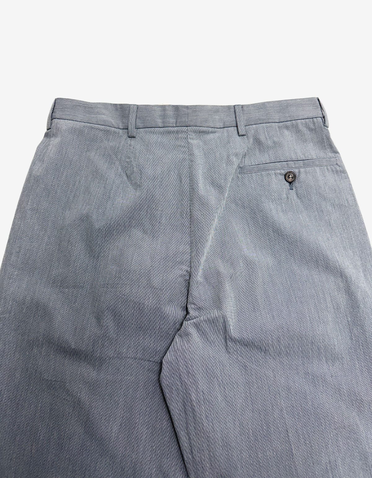 Maison Martin Margiela Blue Pinstrip Trouser S30KA0226