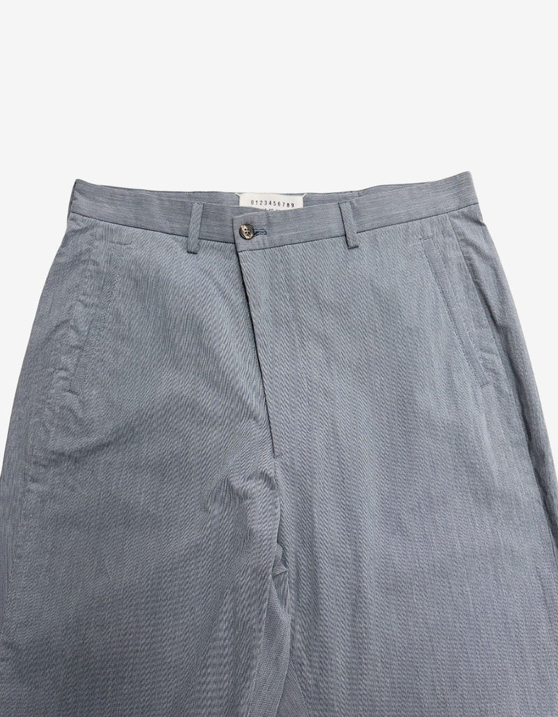 Maison Martin Margiela Blue Pinstrip Trouser S30KA0226