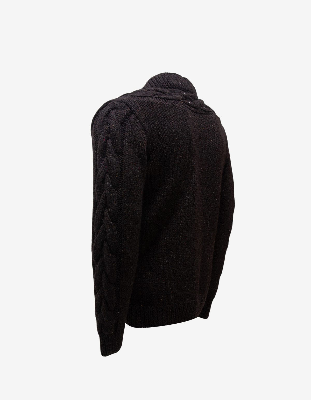 Maison Martin Margiela Brown Cable Knit Cardigan
