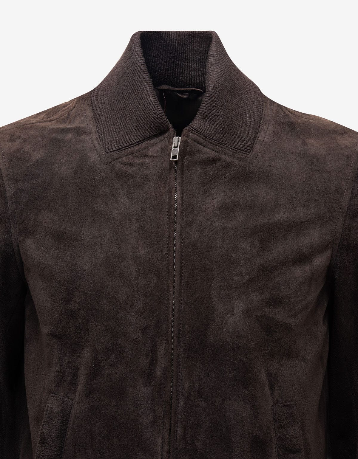 Maison Martin Margiela Brown Suede Bomber Jacket AW01