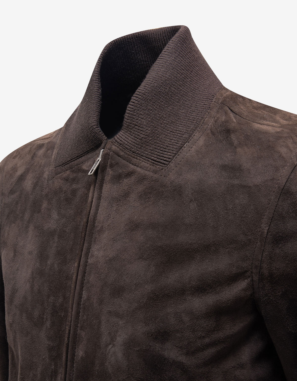 Maison Martin Margiela Brown Suede Bomber Jacket AW01
