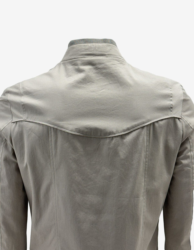 Maison Martin Margiela Grey Cotton Bomber Jacket 28AM036