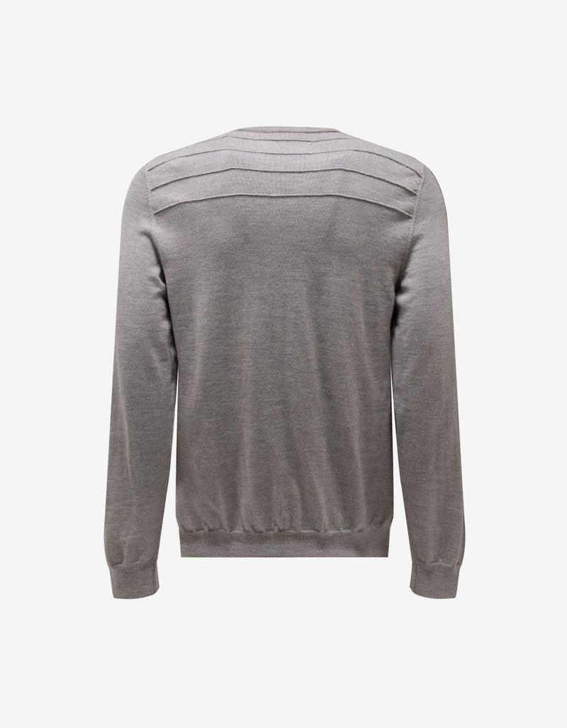 Maison Martin Margiela Grey Pleated Cardigan