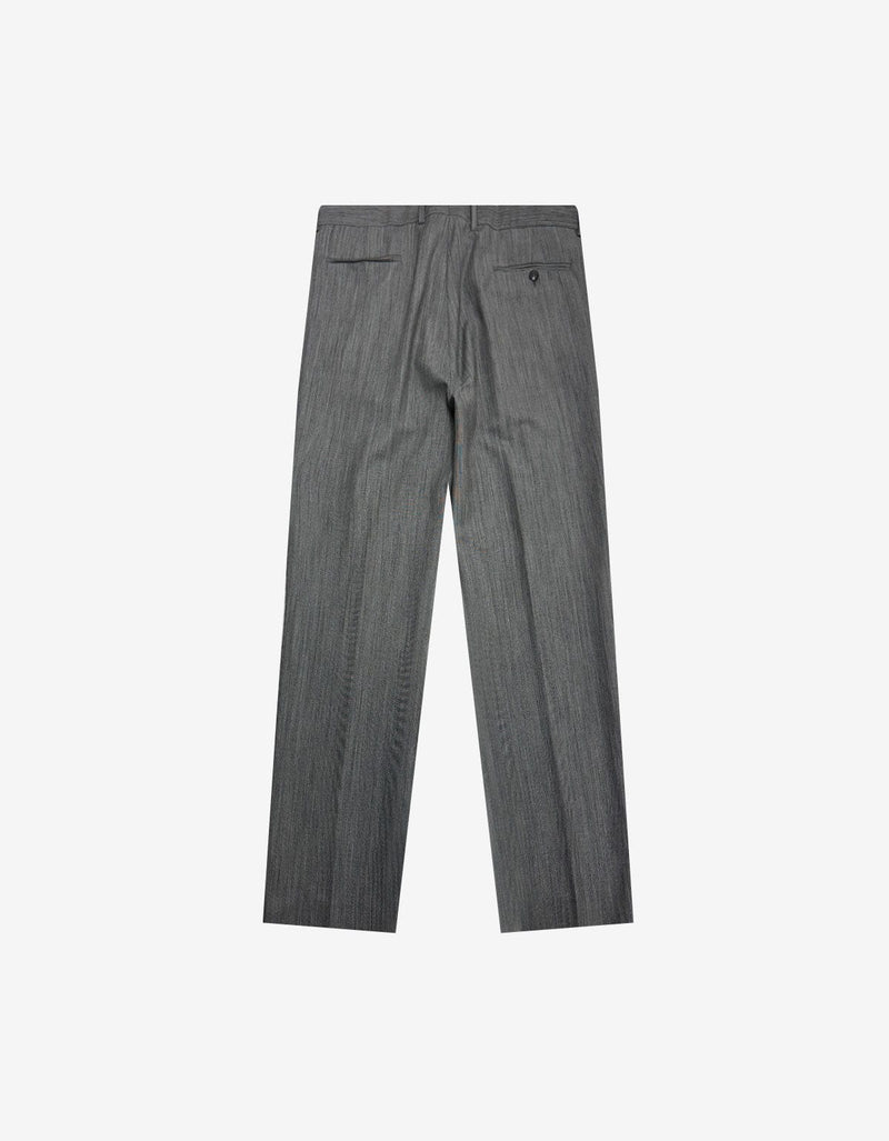 Maison Martin Margiela Grey Wool Pinstripe Trousers S30KA0226