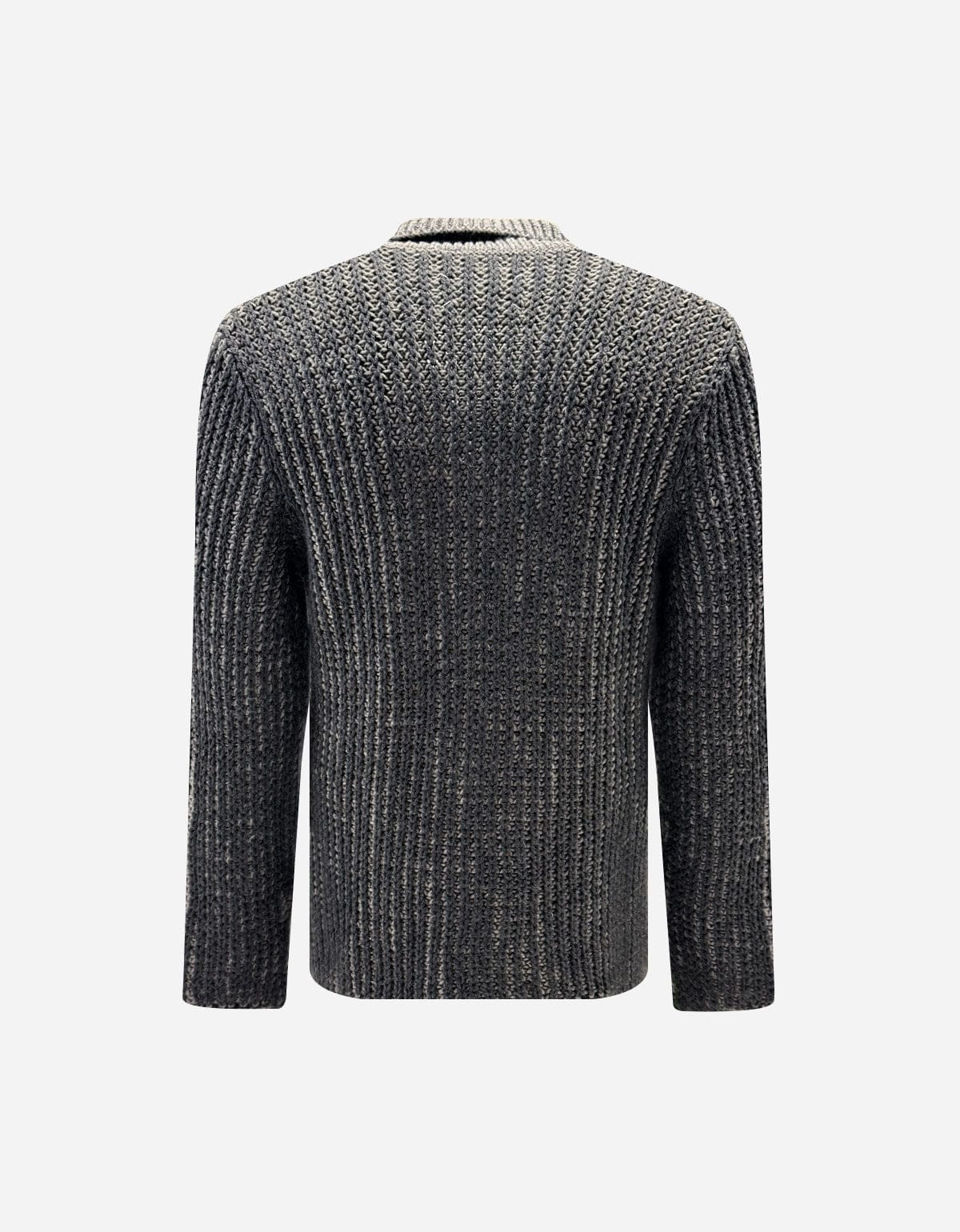 Maison Martin Margiela Grey Wool Shawl Collar Cardigan