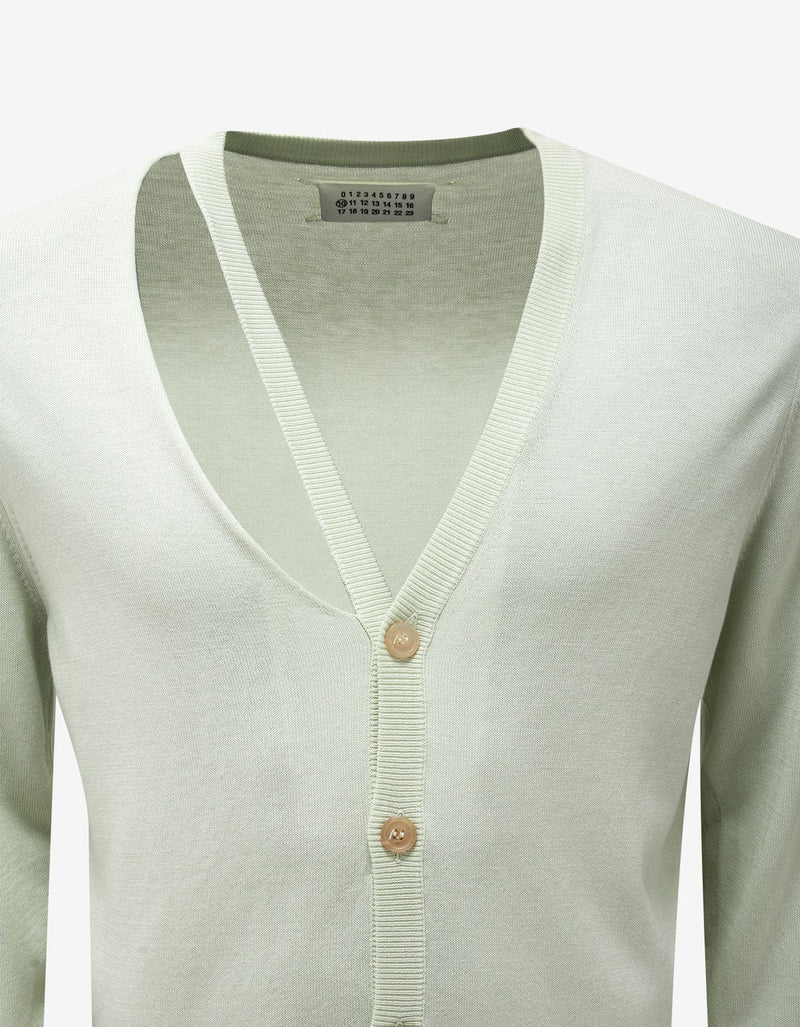 Maison Martin Margiela Light Green Cardigan