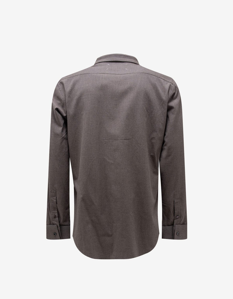 Maison Martin Margiela Taupe Heavy Cotton Shirt