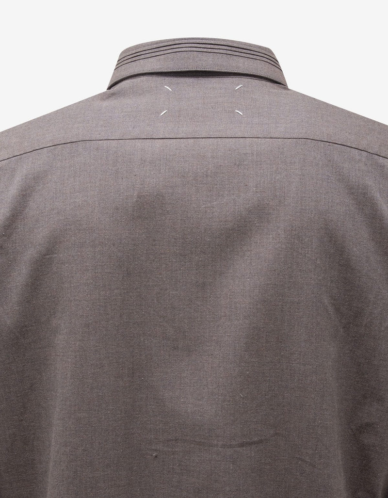 Maison Martin Margiela Taupe Heavy Cotton Shirt