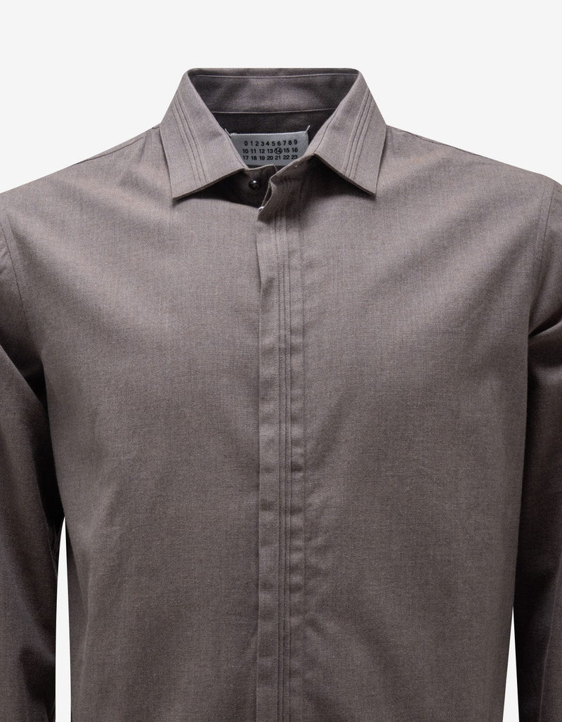 Maison Martin Margiela Taupe Heavy Cotton Shirt