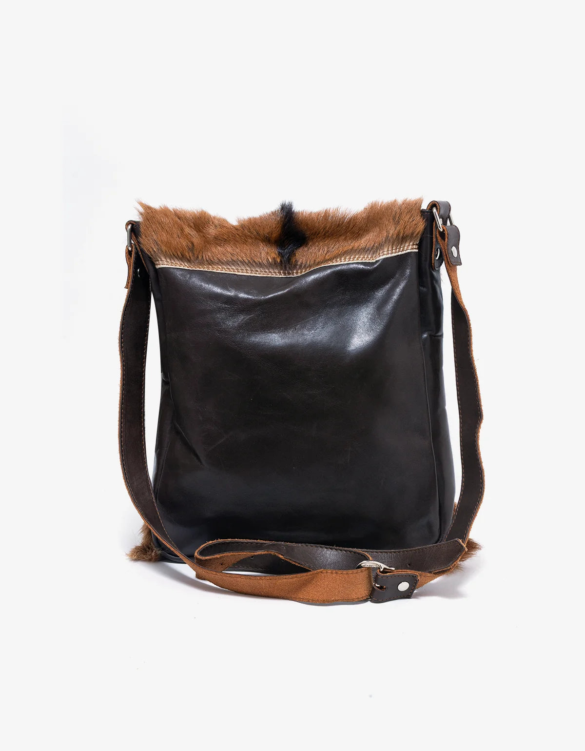 Maison Margiela Paris Genuine Springbok Fur & Calfskin Crossbody Bag