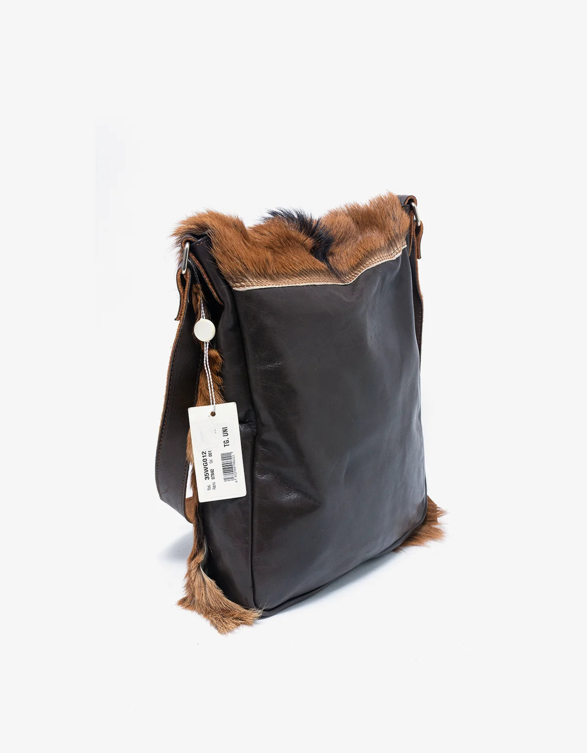 Maison Margiela Paris Genuine Springbok Fur & Calfskin Crossbody Bag