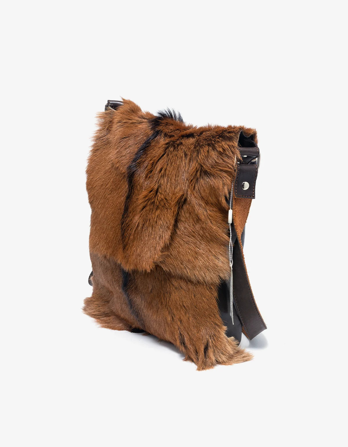 Maison Margiela Paris Genuine Springbok Fur & Calfskin Crossbody Bag