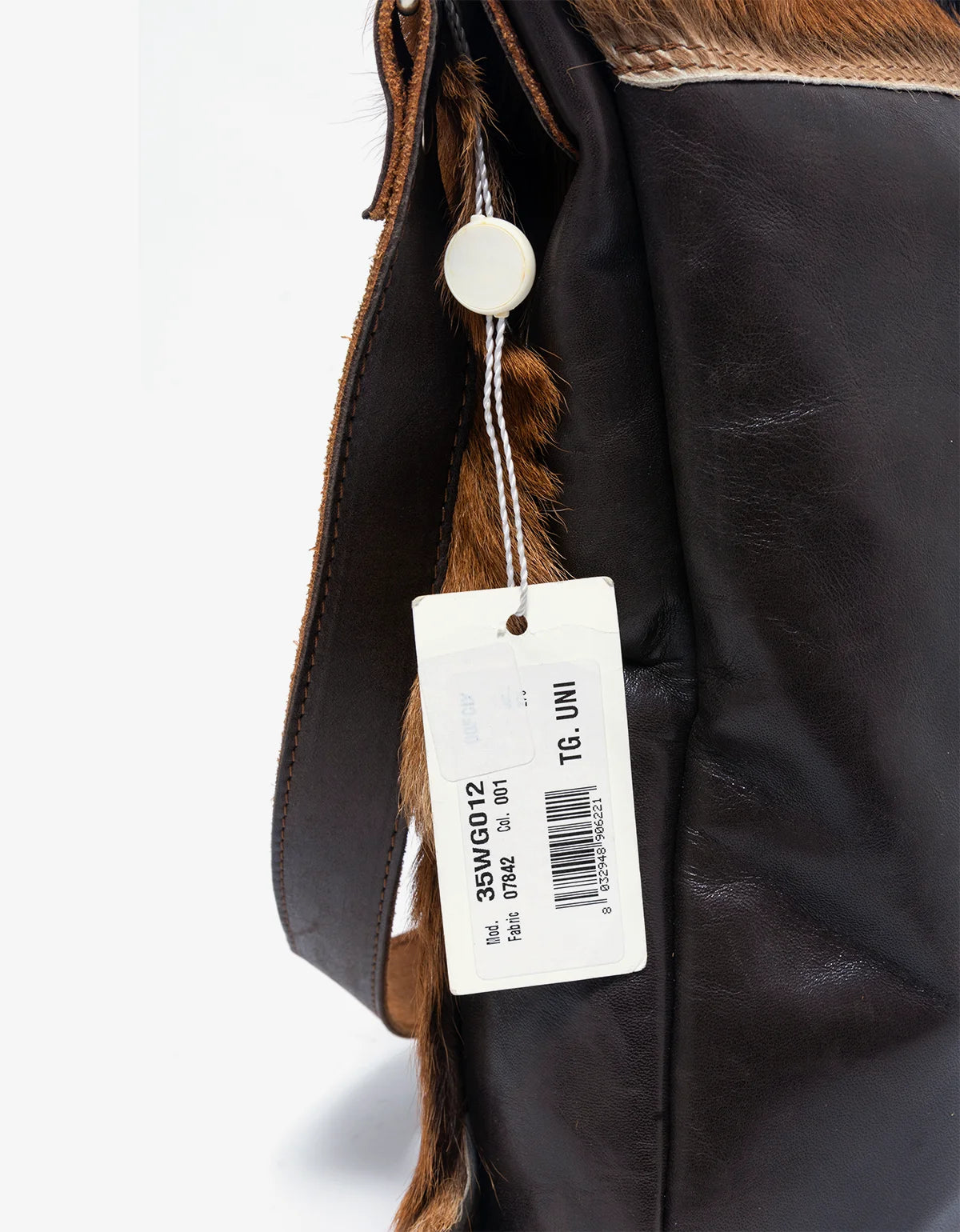 Maison Margiela Paris Genuine Springbok Fur & Calfskin Crossbody Bag