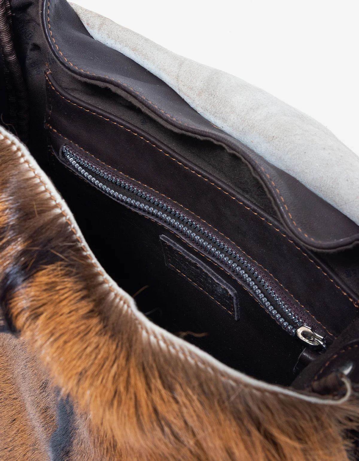 Maison Margiela Paris Genuine Springbok Fur & Calfskin Crossbody Bag
