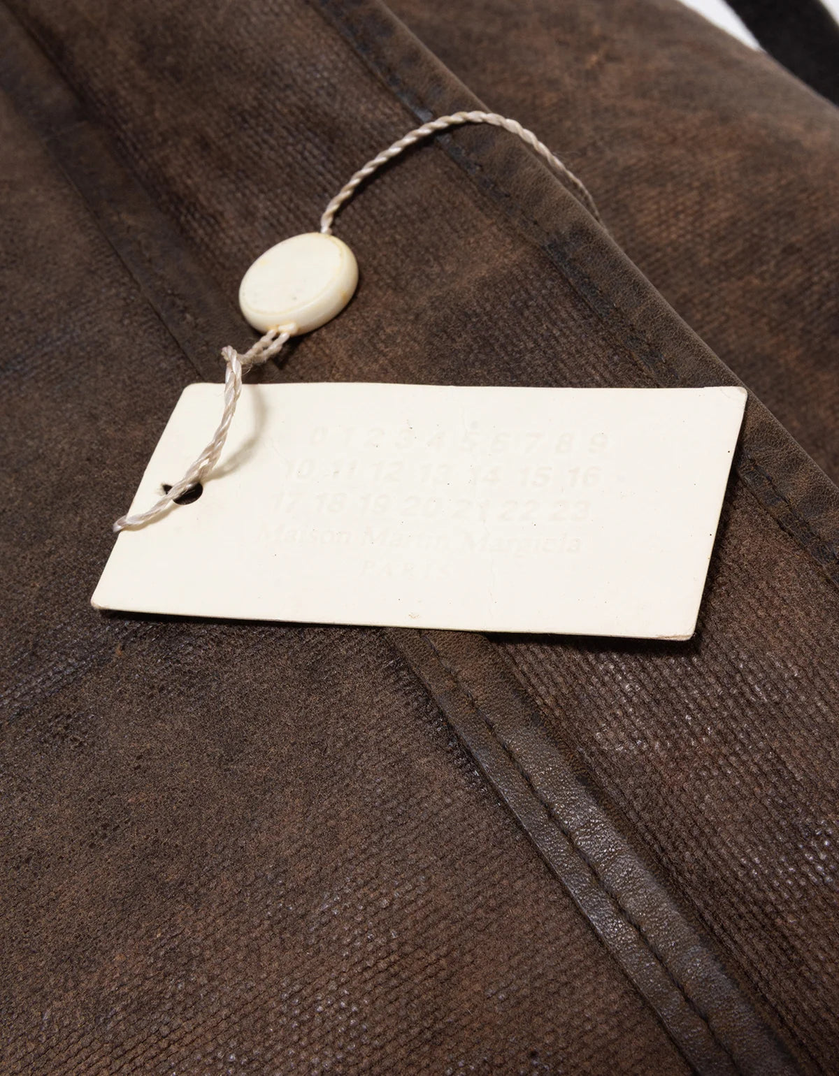Maison Martin Margiela Line 11 Archival Waxed Canvas Messenger Bag