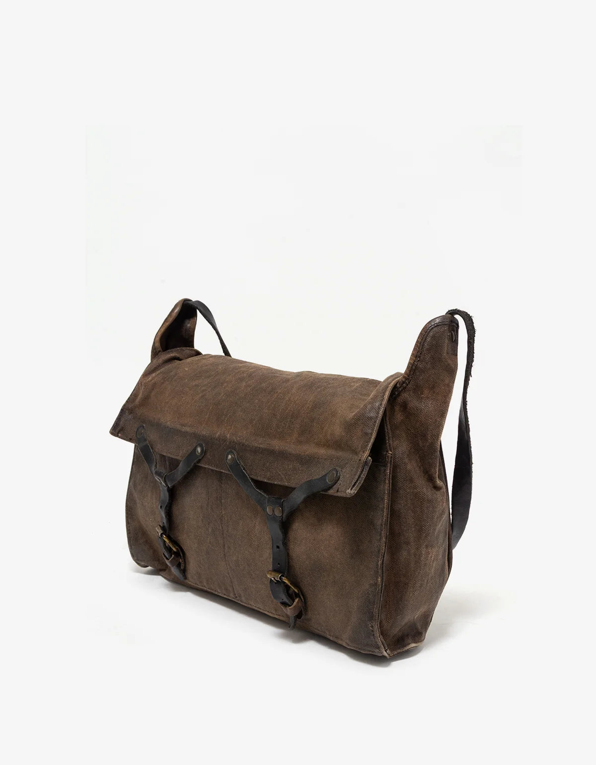 Maison Martin Margiela Line 11 Archival Waxed Canvas Messenger Bag
